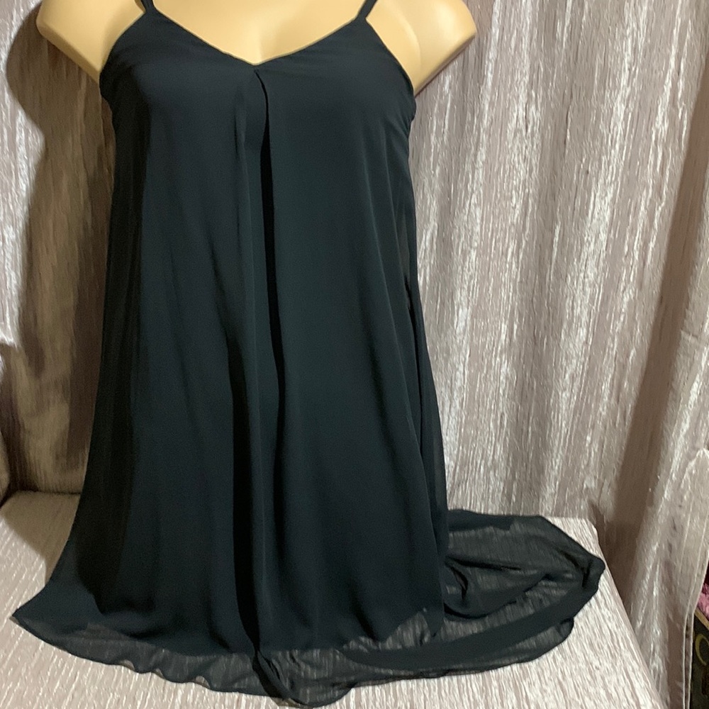 White House Black Market Black Dress Sleeveless Size 0 Stretchy